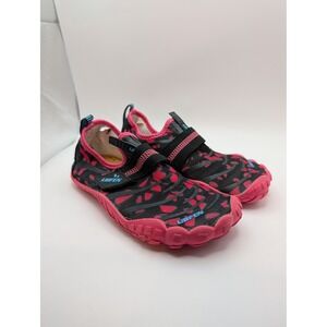 UBFEN Kids Water Shoes EU 33 Pink Black Barefoot Aqua Beach Swim Hook Loop Strap